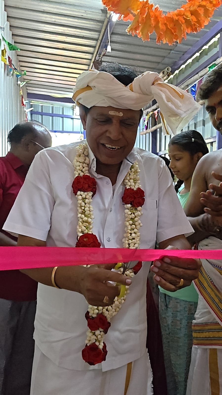Ribbon-cutting at the Attur branch opening