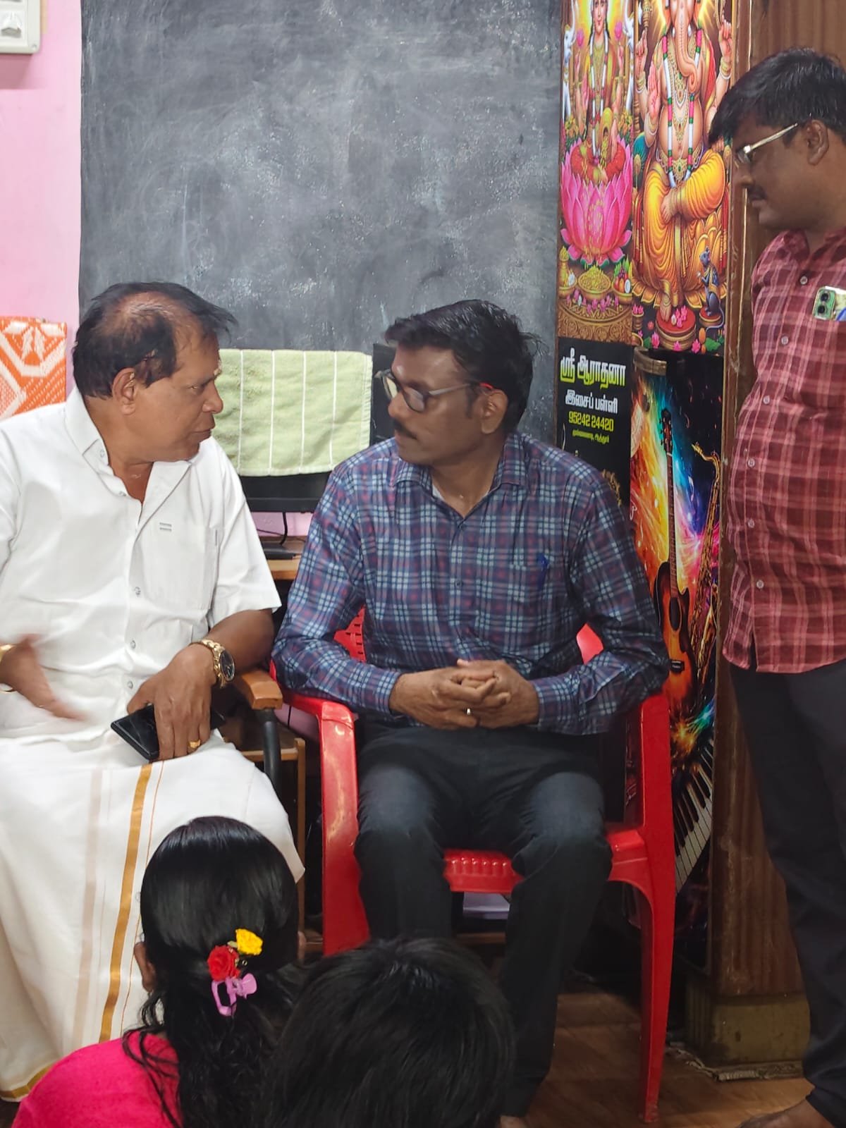 A conversation at the Attur opening